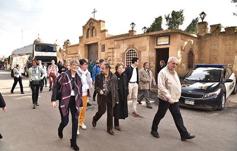 Une délégation française visite le trajet de la Sainte Famille