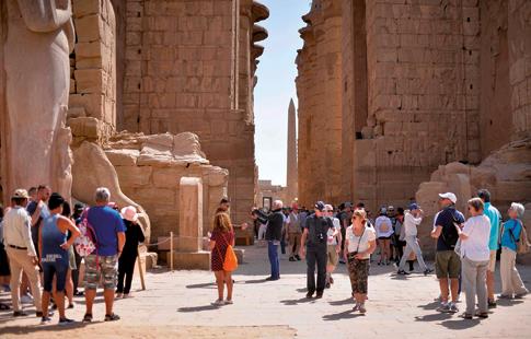 La civilisation égyptienne fascine toujours les touristes français.