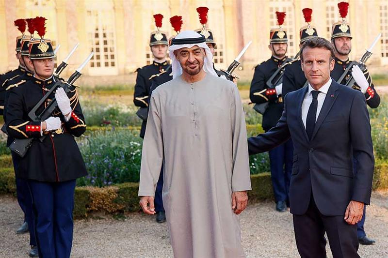 Macron reçoit le président des Emirats pour discuter d’énergie
