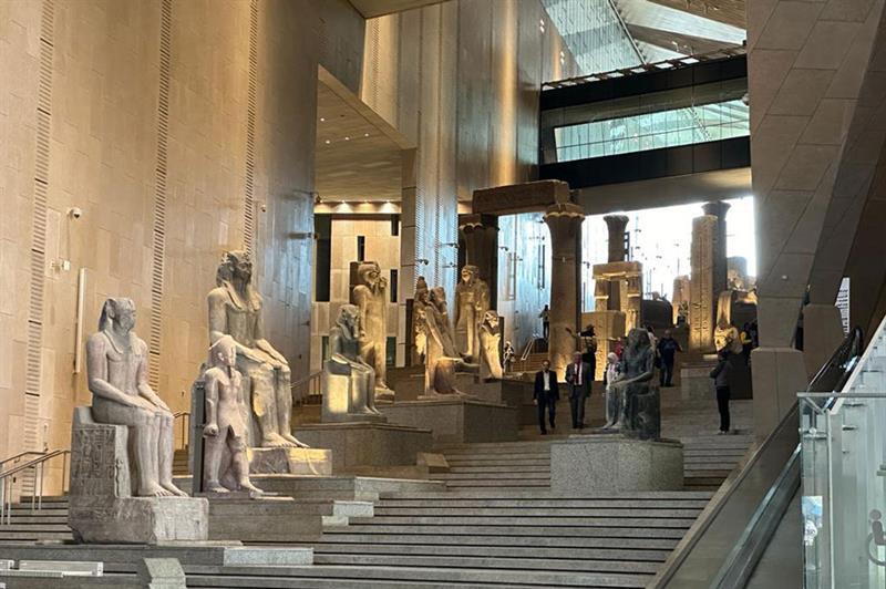 Le Grand Escalier du Grand Musée Egyptien