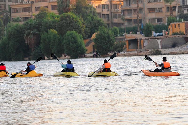 Kayaks sur le Nil