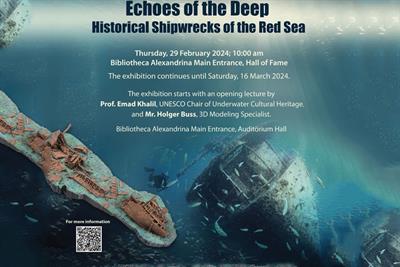Trésors subaquatiques: exposition sur les épaves de la mer Rouge à la Bibliotheca Alexandrina